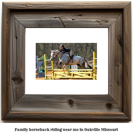 family horseback riding near me in Oakville, Missouri